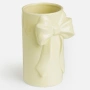 Керамична ваза с панделка - стилна декорация, снимка 3