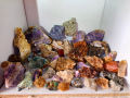 лот колекция минерали от България друза Кварц аметист кристали яспис галенит азурит ахат халцедон 