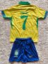 Детско - юношески футболен екип Бразилия Винисиус Brazil Vini Jr , снимка 2