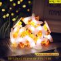 Декоративни лампички за градина със соларен панел във формата на пчелички - КОД 3702, снимка 6