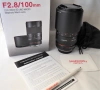 Чисто нов Samyang F2.8/100mm  ED UMC MACRO  Telephoto Macro Lens , снимка 1