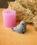 3D врабче птичка папагал силиконов молд форма фондан шоколад гипс свещ декор, снимка 1 - Форми - 45114246