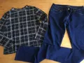 Сет дънки и блуза-15лв., снимка 1