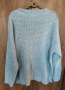 Нов син пуловер бранд 157 LEGER с брошка облак дъжд, снимка 9