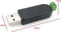 USB към RS485 интерфейсен адаптер за индустриална комуникация , снимка 3