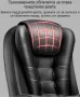 Масажен въртящ се офис стол с подложка за краката OFFICE  MASSAGE  CHAIR 008, снимка 9