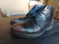 Мъжки кожени боти тип "броги" (brogue boots) 42, снимка 2