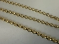 НОВ 8.78гр 57см златен ланец версаче / златно колие / синджир / ланец / злато / златен / GOLD 585 / , снимка 8