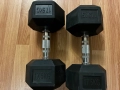 Хексагонални дъмбели 17.5 кг., снимка 3