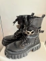 Черни водоустойчиви боти с цип 40 номер, снимка 2