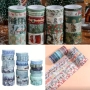 18/ 20/ 24 ролки/ комплект Коледно декоративно тиксо Washi tape Коледа - три вида, снимка 1