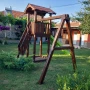 Детска къщичка с пързалка и люлка , снимка 4