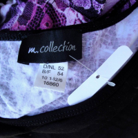 4XL Нова туника M. Collection лила и черно , снимка 7 - Туники - 44962891