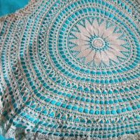 Покривка плетена на една кука , снимка 4 - Покривки за маси - 45717243