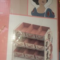 Disney Princess шкаф за съхранение на детски играчки с 9 кутии розов , снимка 1 - Мебели за детската стая - 45892700