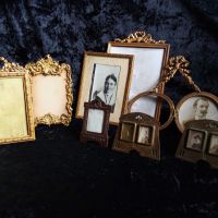 Стари позлатени фоторамки френски от 19 век, снимка 8 - Антикварни и старинни предмети - 45856159