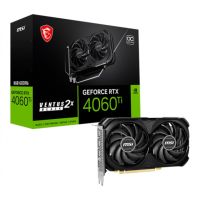 Видео карта MSI RTX4060TI VENTUS 2X BK 8G OC      Производител: Msi     Модел: RTX4060TI VENTUS 2X B, снимка 1 - Видеокарти - 45147656