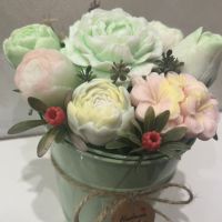 Аранжирани, ароматни цветя от сапунена основа, снимка 16 - Изкуствени цветя - 44606393