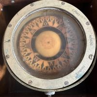 корабен компас месинг, снимка 8 - Антикварни и старинни предмети - 45398309