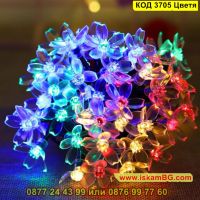 Соларни лампички за градина, цветя с 8 режима на светене в различни светлини - КОД 3705 Цветя, снимка 9 - Соларни лампи - 45341220