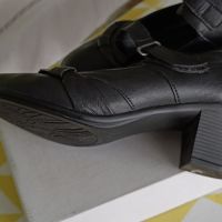 Дамски черни обувки от естествена кожа. Р-р 39. Цена 25лв лв., снимка 3 - Дамски обувки на ток - 45248225