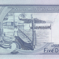 5 долара 2008, Соломонови острови, снимка 2 - Нумизматика и бонистика - 44979487