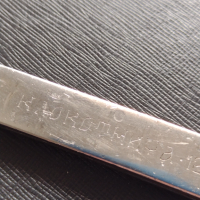 Джобен нож от соца с надпис на дръжката КЛОКОТНИЦА 1230г. и маркировка СЪРП и ЧУК 43879, снимка 5 - Антикварни и старинни предмети - 45020090