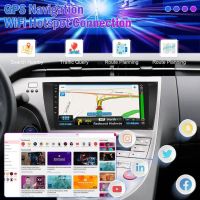 Toyota Prius XW30 2009 - 2015 Мултимедия CARPLAY с навигация 9 инча за  Android 13, снимка 9 - Аксесоари и консумативи - 45415473