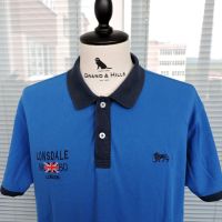 Lonsdale - мъжка  синя  тениска с яка размер XL, снимка 7 - Тениски - 45269559