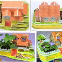 3D макет голям размер с растяща жива градина / My Zilipoo - Love Garden 3Д макети, снимка 4 - Декорация за дома - 45467303