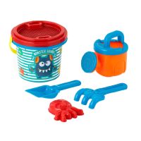 Плажна кофа, Blue Monsters, 4 аксесоара, 14x11 см, снимка 1 - Надуваеми играчки - 46167432