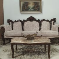 Италианска барокова гарнитура, снимка 3 - Дивани и мека мебел - 45373658