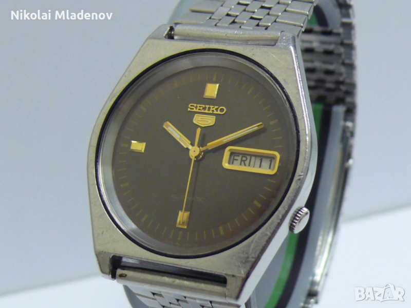 Автоматичен SEIKO 5 Мъжки ръчен часовник, работещ с Ден/Дата, снимка 1
