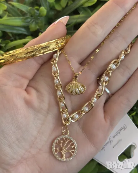 колиета и гривна от медицинска стомана , снимка 1