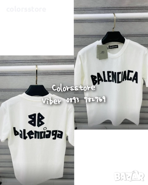 Мъжка бяла тениска Balenciaga IM35001, снимка 1