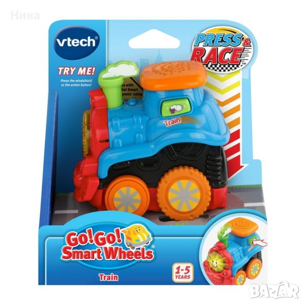 VTech Tut Tut Baby Flitzer, локомотив с музика и светлини , снимка 1