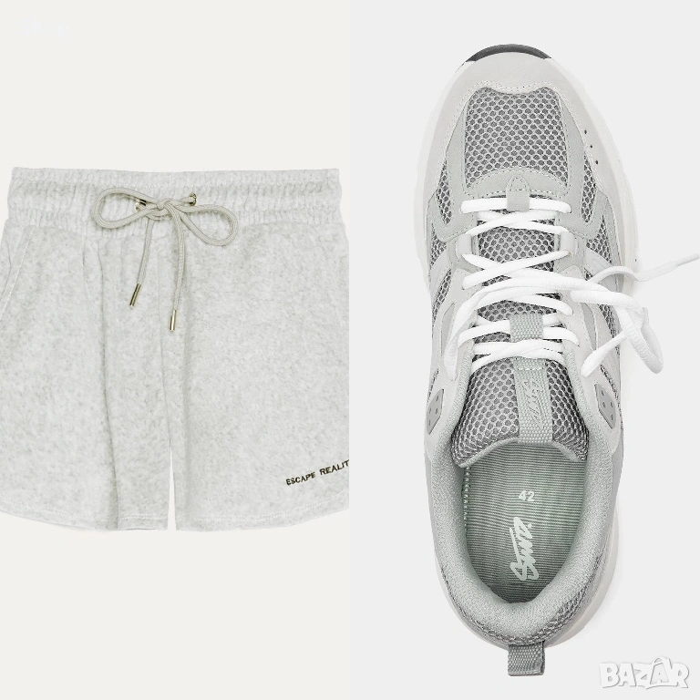 Комплект къси панталони на Bershka и маратонки на Pull and Bear , снимка 1