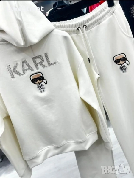 Дамски Комплект - лого Бродирано 🤍 Karl Lagerfeld, снимка 1
