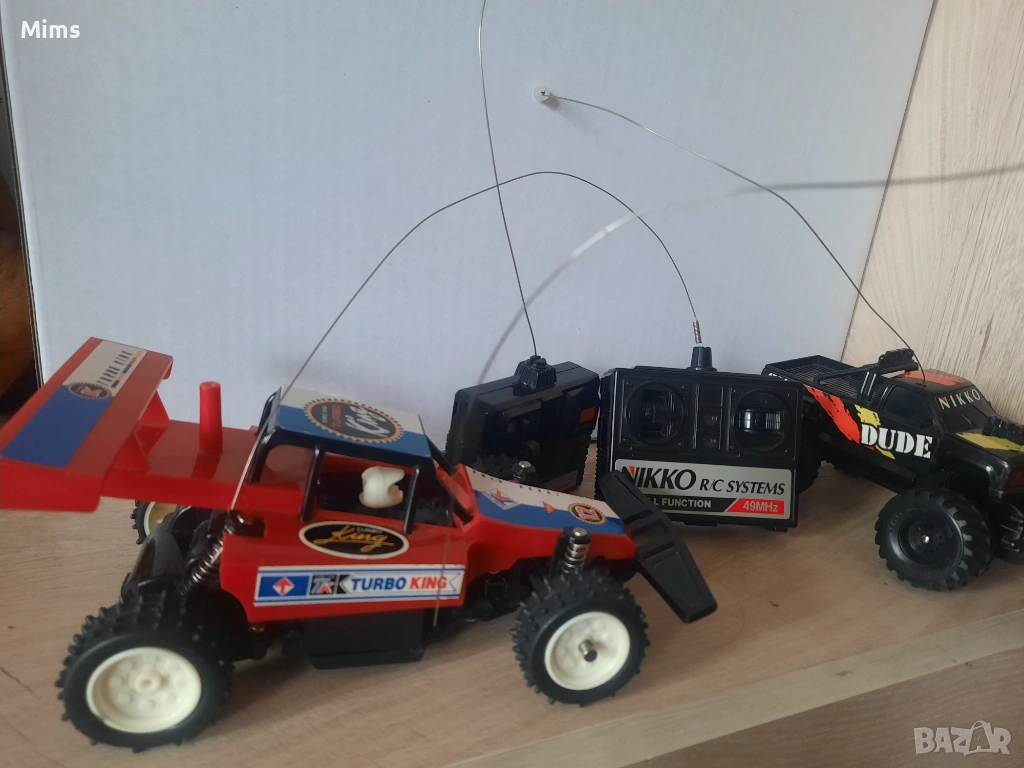 Ретро радиоуправляеми Nikko коли – комплект, работещи, колекционерски, снимка 1