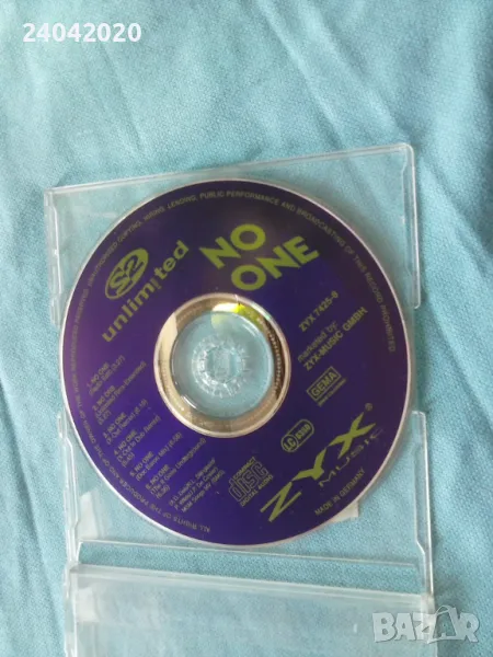 2 Unlimited – No One CD single, снимка 1