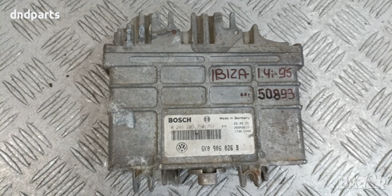 Компютър Seat Ibiza 1.4i 1995г. 6K0906026B 0261203750 , снимка 1