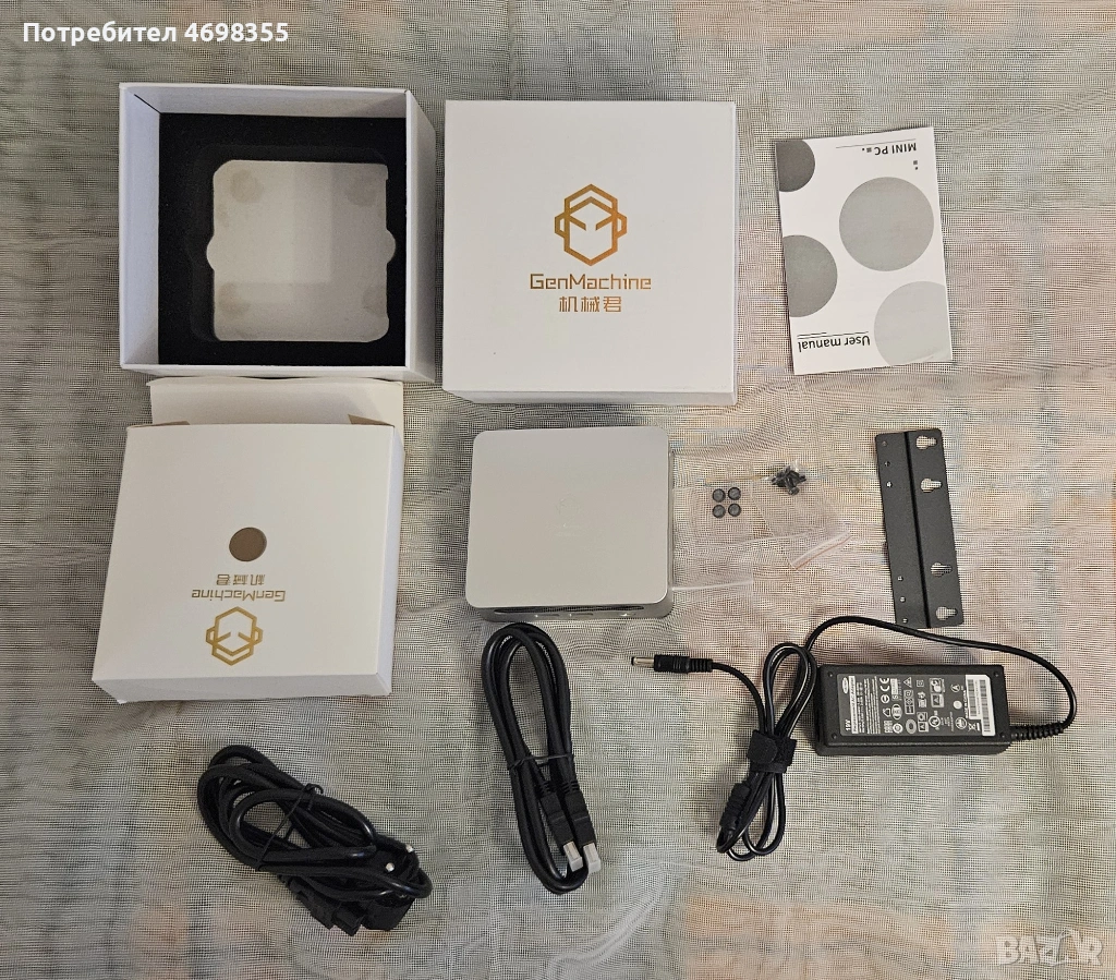 Mini PC - GenMachine Ryzen 7 5800U, Ram 16GB, 500GB, снимка 1