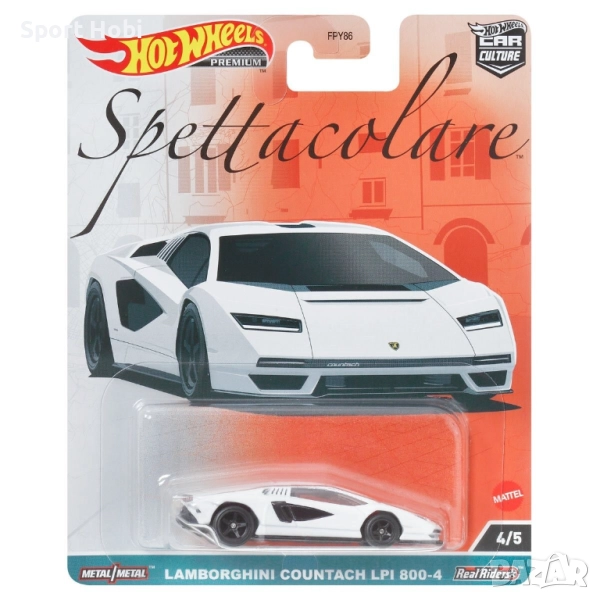 Hot Wheels - Spettacolare - Lamborghini Countach LPI 800-4, снимка 1