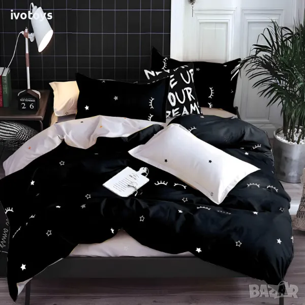 Двулицево спално бельо, 4 части - Модел WS14434, снимка 1