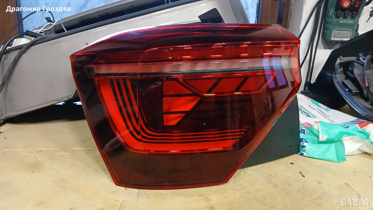 Външен Ляв IQ.LIGHT стоп за VW Polo VI Facelift / Фолксваген Поло (след 2021г), снимка 1