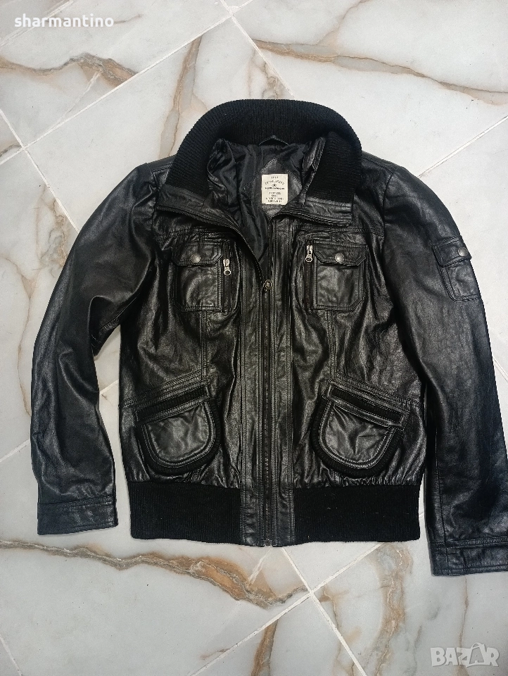 Tom Tailor кожено яке M - 35 лв, снимка 1