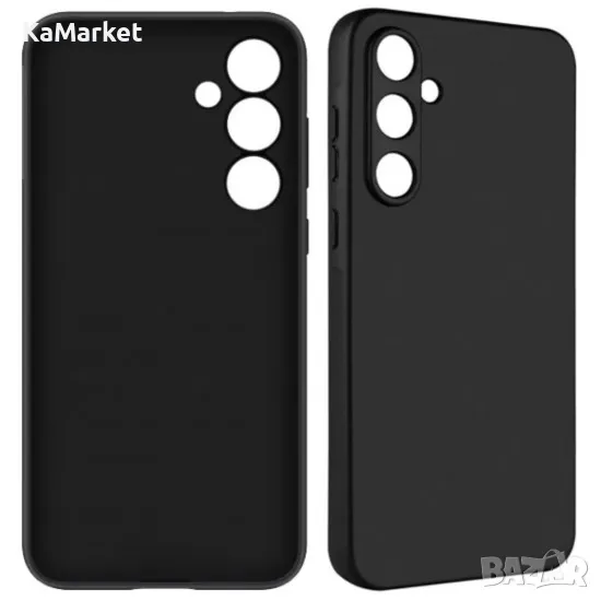 Силиконов кейс bSmart Silicone Soft Cover, За Samsung Galaxy A16, Черен, снимка 1