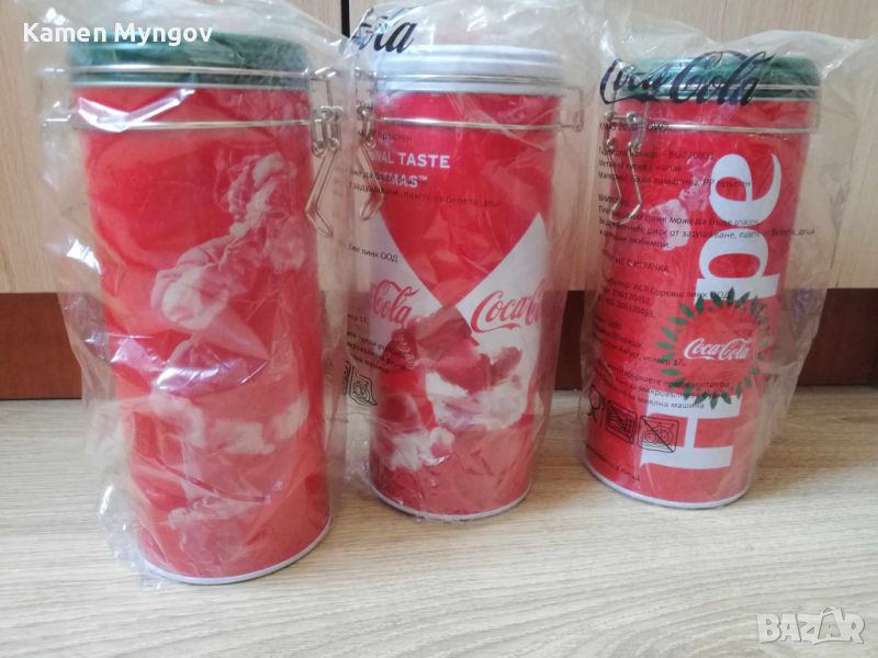 Метална кутия Coca Cola с херметично затваряне, снимка 1
