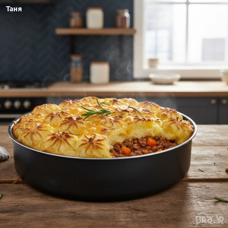 Алуминиева мраморна тава – чисто отделяне и безупречни печива всеки път, снимка 1