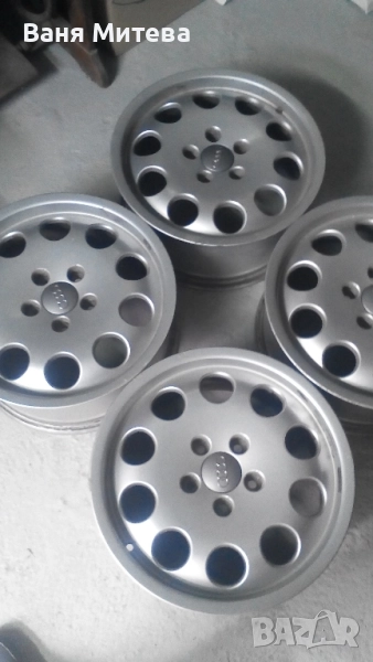 4 алуминиеви джанти за Ауди и Пасат с резервна гума с джанта, снимка 1